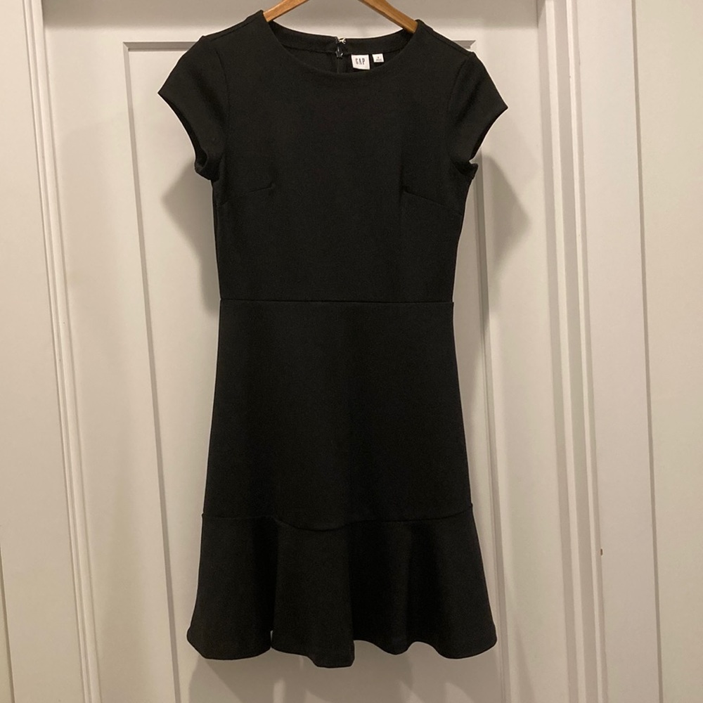 GAP Black Jersey Dress 2 EUC